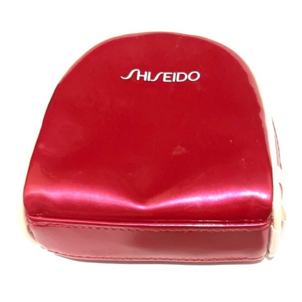 Shiseido Pink Zippered Cosmetic Bag 4g